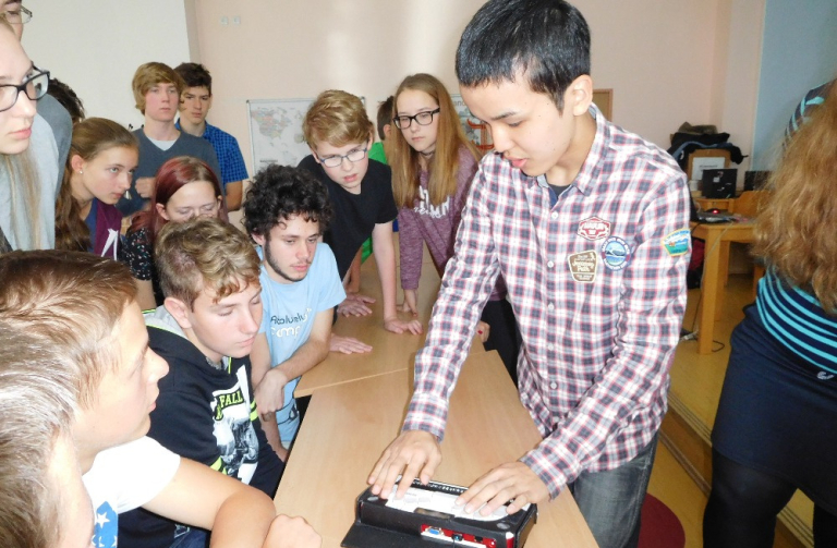 Studijní pobyt japonských studentů se zrakovým postižením v našem kraji